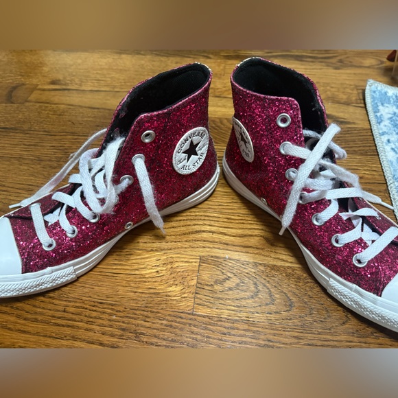 Pink Glitter Custom Converse - Picture 2 of 6